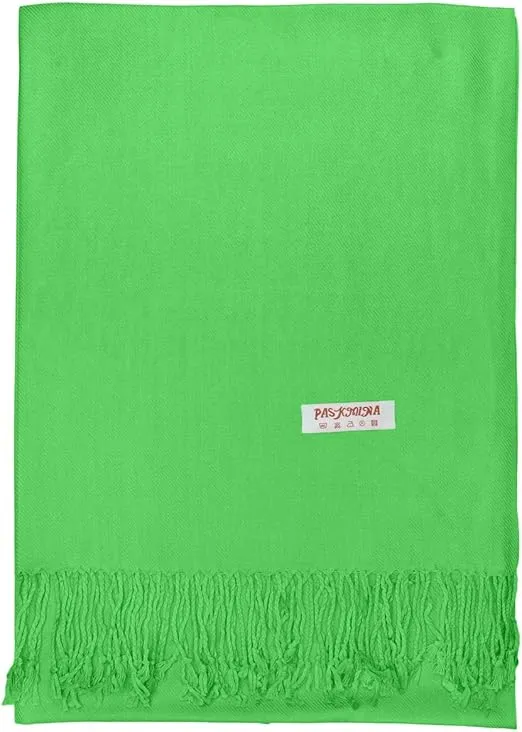 Falari Women's Soft Solid Color Pashmina Shawl Wrap Scarf Wedding Favors Bride Bridesmaid Gifts Evening Dress