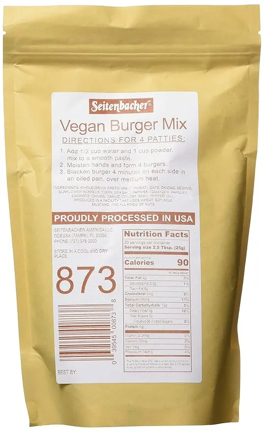 Seitenbacher Vegan Burger Mix, 17.90 Ounce