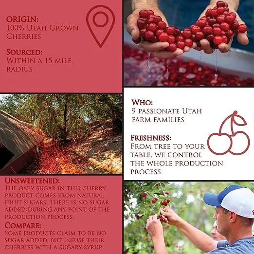 Country Spoon 100% Tart Cherry Juice (70+ Tart Cherries Per 8 oz) 12 Pack | Not from Concentrate, Single Ingredient Drink, Melatonin Rich, Healthy Fruit Drink (Cherry)