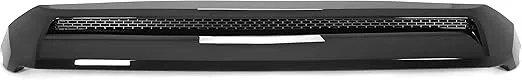 HECASA Hood Scoop Compatible with 2014-2021 Toyota Tundra Replacement for 761800C030 TO1231102 REPT133702 Front Black Upper Grille Bulge Molding Platinum Style