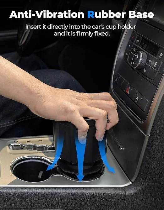 KEMIMOTO Adjustable Car Cup Holder Expander Compatible with Yeti, Stanley, Hydro Flask, Water Bottles and Mugs in 18-40oz, Large Cup Holder Adapter Fits for Cars, UTVs, Golf Carts, RVs