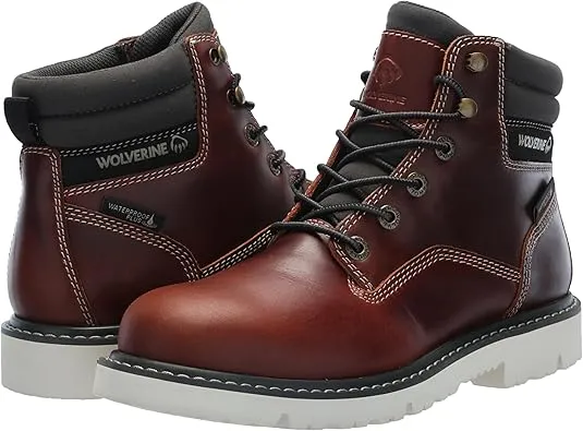 WOLVERINE Men's Revival 6" Waterproof Industrial Boot