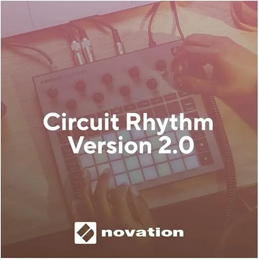 Novation Circuit Rhythm: Sampler and groovebox with eight sample tracks for making and performing beats