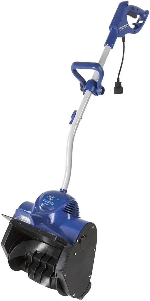 Snow Joe 324E Electric Snow Shovel w/Headlights, 11-Inch, 10 Amp w/Lights, Blue