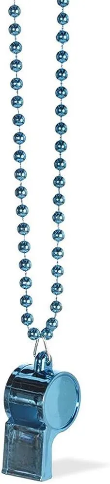 WHISTLE ON CHAIN LIGHT BLUE (12/576)