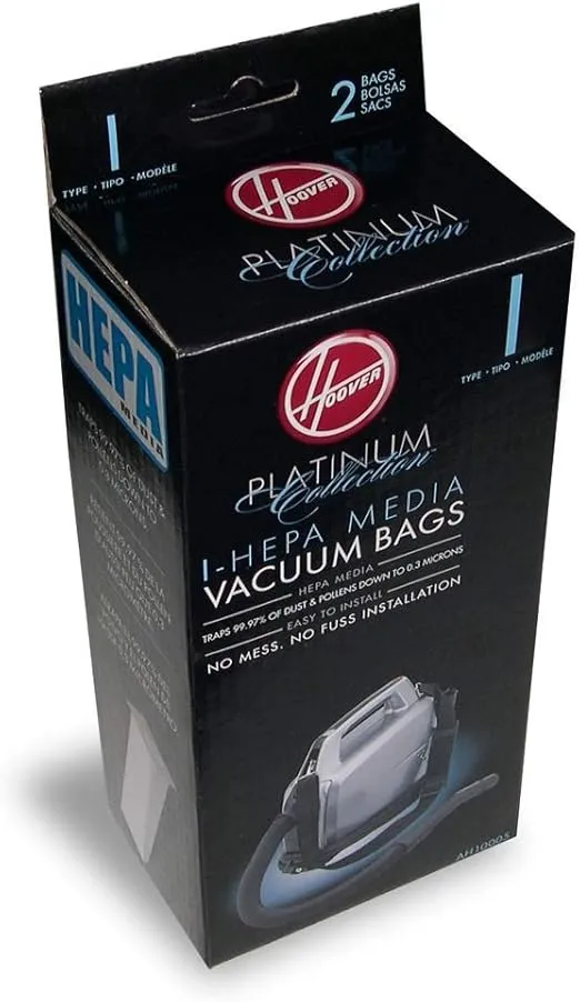 Hoover Type I HEPA Bag (4-Pack), AH10005