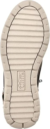 CLIFFS BY WHITE MOUNTAIN Women's Hearty Cushioned Lace-Up City Hiker Ankle Boot