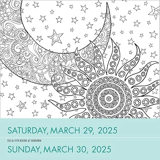 Calm Coloring Page-A-Day® Calendar 2025: A Year of Zendoodle® Patterns