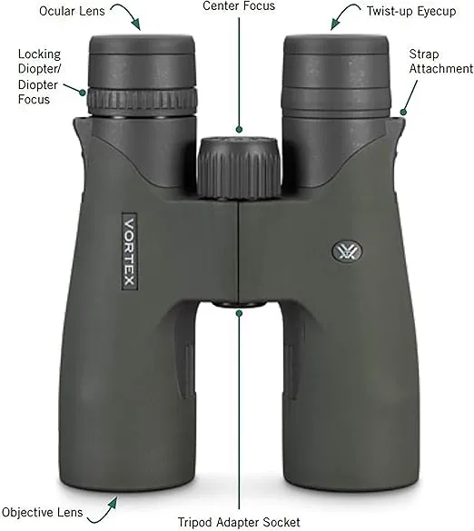 Vortex Optics Razor UHD 18x56 Binoculars & GlassPak Pro Binocular Harness
