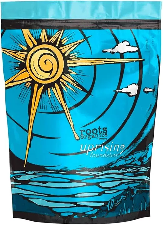 Roots Organic Uprising Foundation Potting Soil Plant Nutrient Base Top Dress Blend for Gardens and House Plants, 9 Pounds