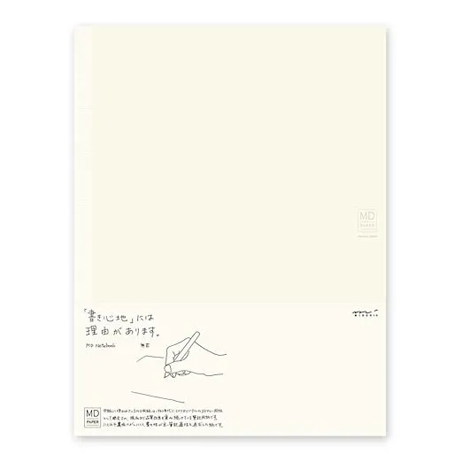 Midori MD Notebook - Large, Plain Paper