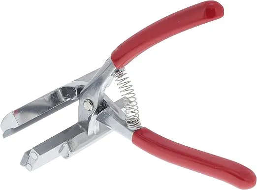 US Art Supply Professional Extra Wide Canvas Pliers 4-3/4 inch with Padded Spring Return Handle