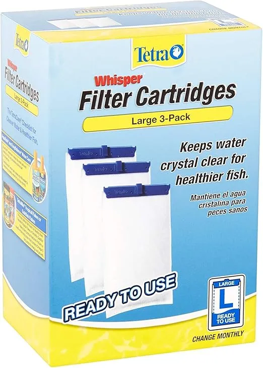 Tetra Whisper Large Aquarium Filter Cartridge 3pk