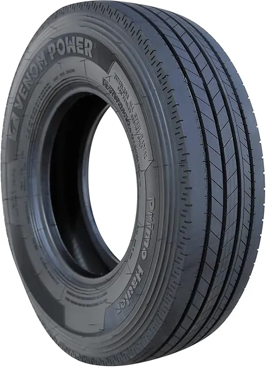 Venom Power Primo Hauler All Steel Heavy Duty Premium Trailer Radial Tire-ST235/80R16 235/80/16 235/80-16 129/125M Load Range G LRG 14-Ply BSW Black Side Wall
