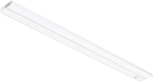 GETINLIGHT 40-inch LED Under Cabinet Lighting, Hardwired or Plugged-in, Warm White (2700K), Soft White (3000K), Bright White (4000K), Dimmable, White Finished, IN-0210-5