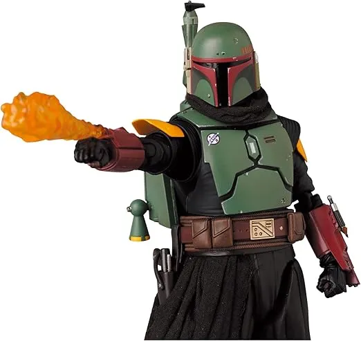 MAFEX No.201 Boba Fett (TM) Recovered Armor Action Figure Total Height Approx. 6.3 inches (160 mm), Non-Scale, Painted