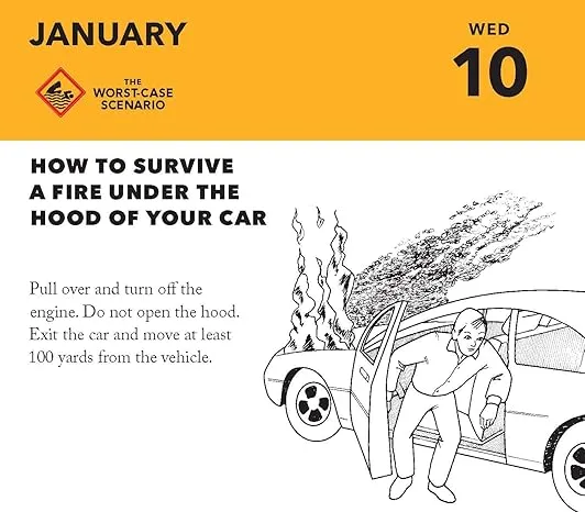 Worst-Case Scenario Survival 2024 Daily Calendar