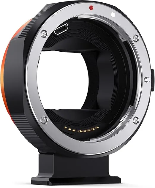 EF/EF-S to E Electronic Lens Adapter, K&F Concept Auto Focus Lens Mount Adapter Ring Compatible for Canon EF EF-S Mount Lens to Sony E Mount Cameras