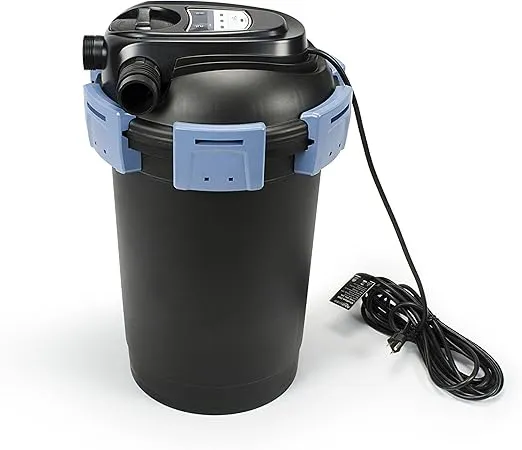 Aquascape 95054 UltraKlean 3500 Biological Pressure Filter with 28 Watt UV Clarifier Sterilizer, 5,200 GPH,Black