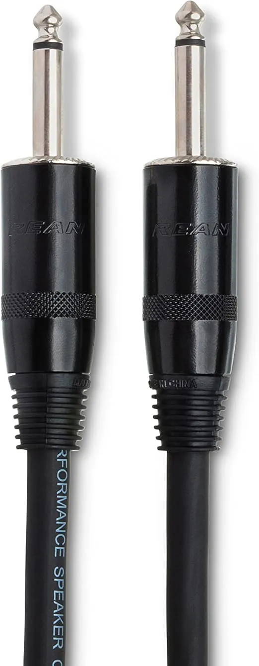 Hosa SKJ-410 Pro Speaker Cable - 1/4 inch TS to 1/4 inch TS - 10 foot