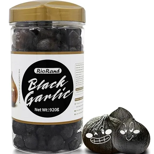 RioRand Black Garlic 920g/2.02 lbs Whole Peeled Black Garlic Aged for Full 90 Days