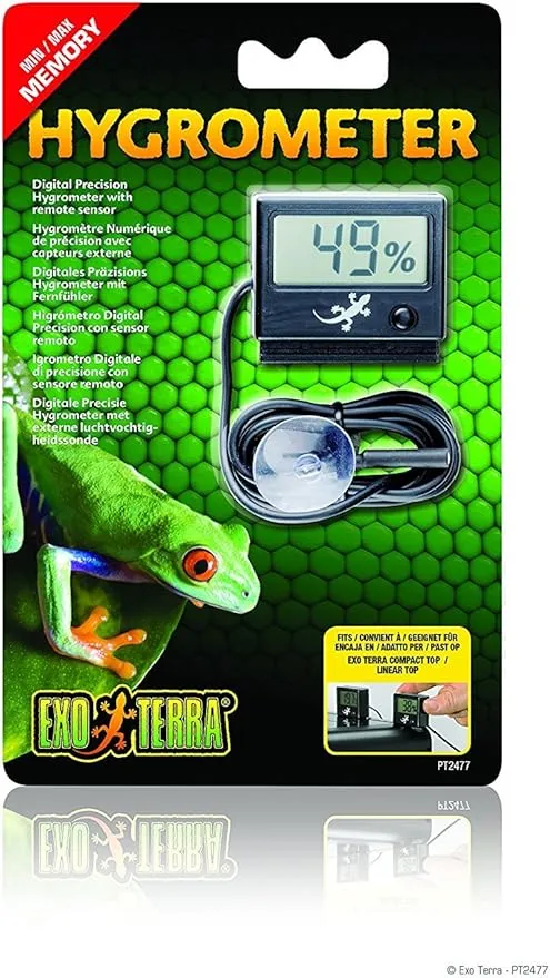 Exo Terra Digital Hygrometer with Probe