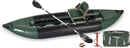 Sea Eagle 350FX Inflatable Explorer 1 Person 11’6” Fishing Kayak Fishing – Fishing, Touring, Camping & Whitewater