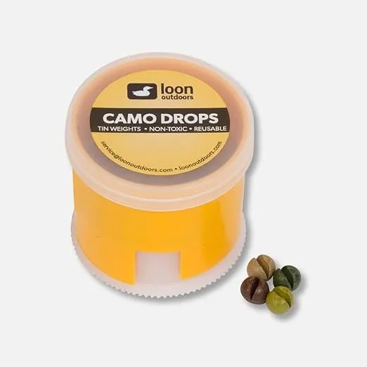 Loon Outdoors Camo Drops Split Shot | Twist Pot