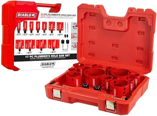 Freud DHS17SPL Bi-Metal Plumbing Set (17 Piece)