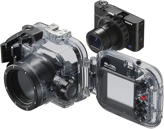 Sony RX100 Underwater Housing for RX100-series Cameras Underwater Camera Housing, Clear (MPK-URX100A)
