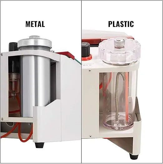 Global-Dental Double-Pen Fine Sand Blasting Machine Dental Lab Sandblaster Large View Window Sandblaster Unit with LED Lamp with 2 Pen + 2 LED Light + 2 Metal Cups