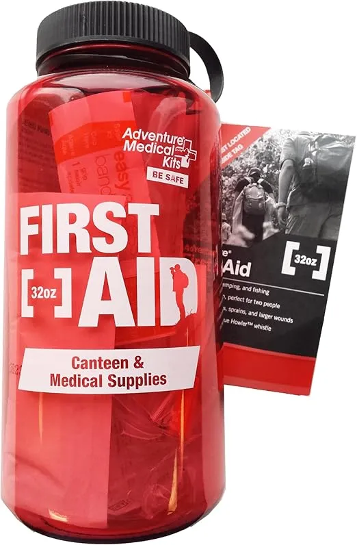Adventure Medical Kits 32 oz Canteen and First Aid Kit