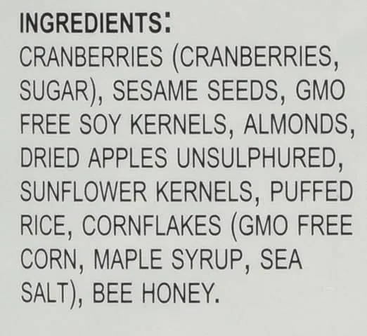 Seitenbacher Gluten Free Muesli Cranberry Natural Cereal, 13.2 Ounce
