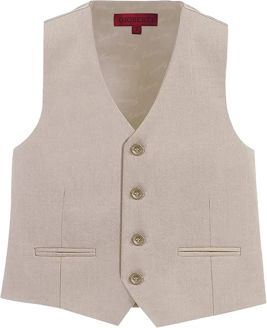 Gioberti Boy's 4 Button Formal Suit Vest