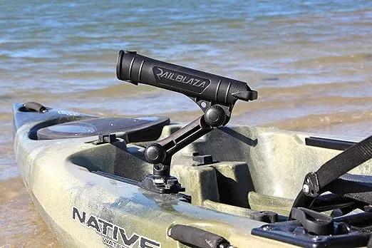 RAILBLAZA Fishing Rod Holder Extender for Boats, Kayaks, Inflatable Dinghy, and More