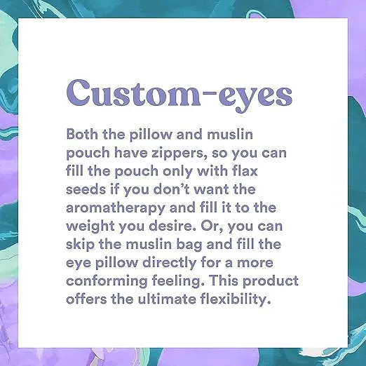 ASUTRA Silk Eye Pillow for Sleep, Light Pink - Filled w/Lavender Buds & Flax Seeds, Weighted Eye Mask, Meditation & Light Blocking Blindfold, Cooling Gel Mask Included
