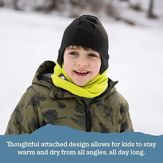 Turtle Fur Kids Shellaclava Chelonia 150 Fleece Neck Warmer Helmet Liner Winter Balaclava Hood, Ages 3-6