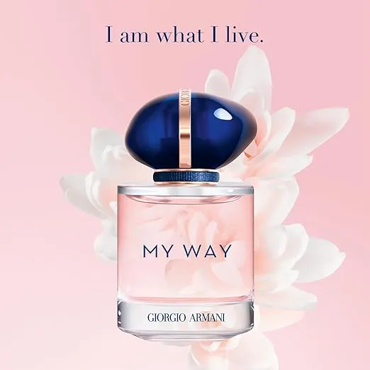 Armani Beauty - My Way - Eau de Parfum - Women's Perfume - Floral Woody Fragrance - Bergamot, Orange Blossom, Tuberose, Jasmine, Cedarwood, Vanilla and White Musk Notes