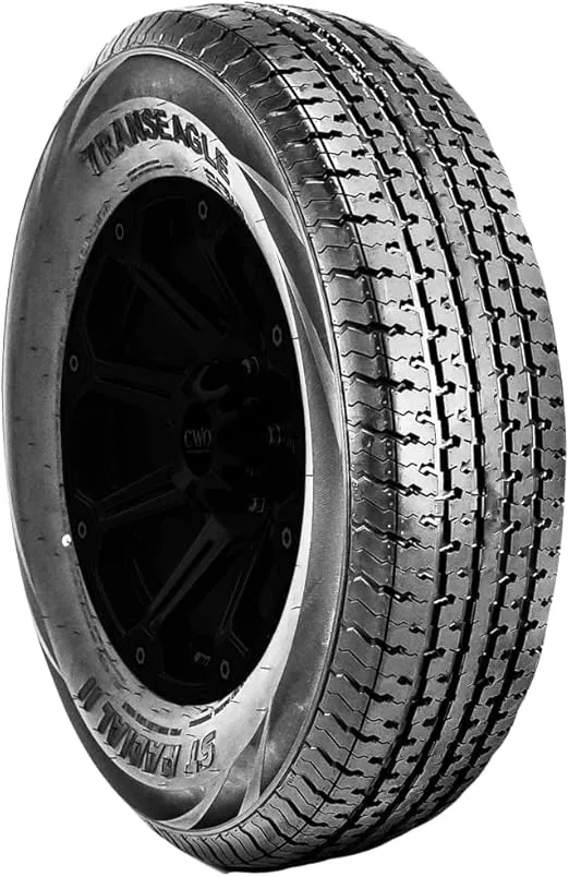 Transeagle ST Radial II Premium Trailer Radial Tire-ST235/80R16 235/80/16 235/80-16 126/122L Load Range F LRF 12-Ply BSW Black Side Wall