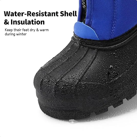 DREAM PAIRS Boys Girls Waterproof Winter Snow Boots