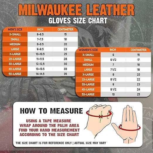 Milwaukee Leather SH217 Men's Black Leather Gel Padded Palm Fingerless Motorcycle Hand Gloves W/Breathable ‘Mesh Material’