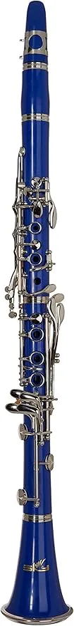 SKY Blue ABS Bb Clarinet with Case, Mouthpiece, 11 Reeds, Care kit and more