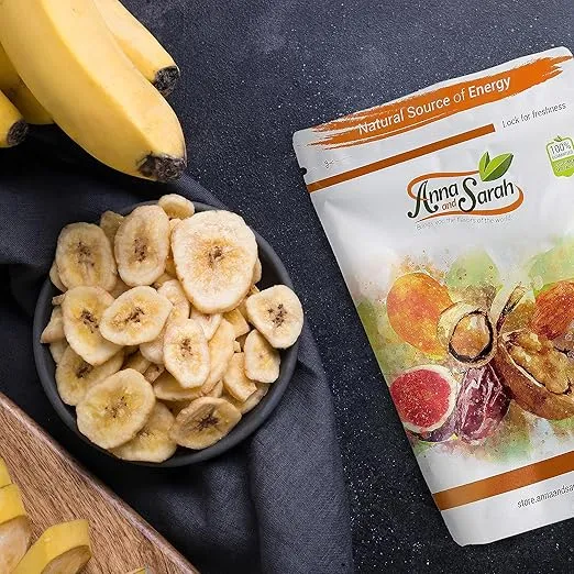 Anna and Sarah Banana Chips Sweetened 2 Lbs in Resealable Bag