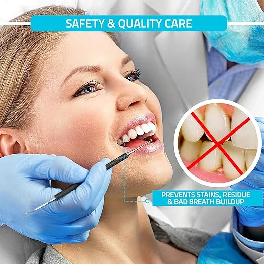 Utopia Care Professional Dental Tartar Scraper Tool - Dental Pick, Double Ended Tartar Remover for Teeth, Plaque Remover, Tooth Scraper (7 Inch, Black, 1)