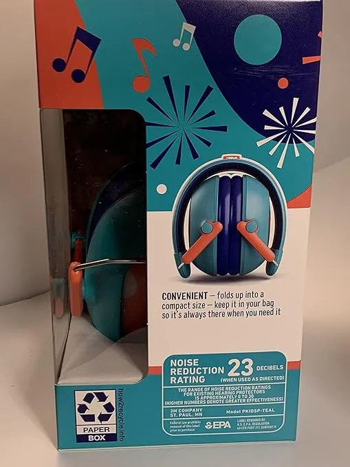 Peltor Kids Ear Muffs 23DB Teal
