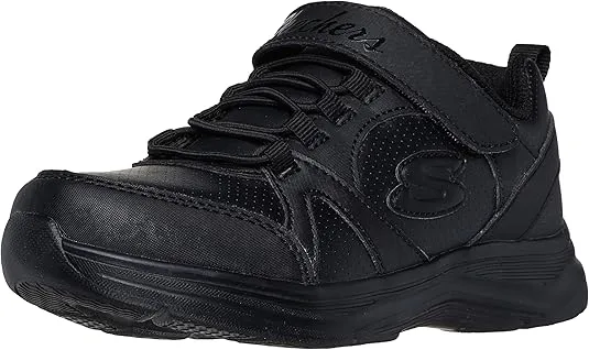 Skechers Girls' Glimmer Kicks School Struts Sneaker