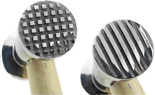 Texturing Hammer Metal Surface Design Hammering Checkered & Strips Patterns