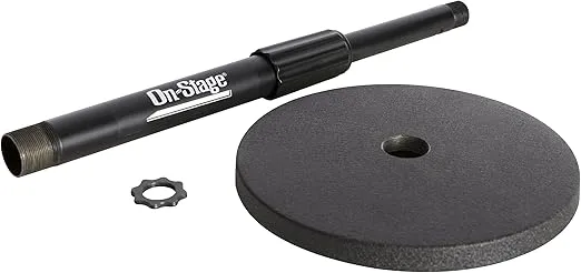 OnStage DS7200B Adjustable Desktop Microphone Stand, Black