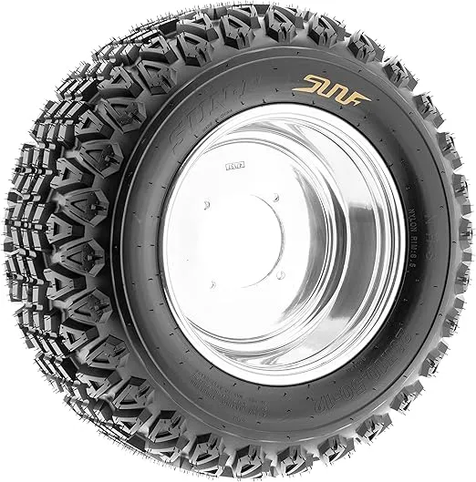 Set of 2 SunF G003 all-Terrain UTV & Golf-Cart Turf Tires 23x10.5-12, 4 Ply, Tubeless - Lawn & Garden, Rim(s) NOT included