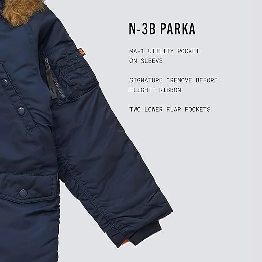Alpha Industries Boys' N-3B Parka Coat